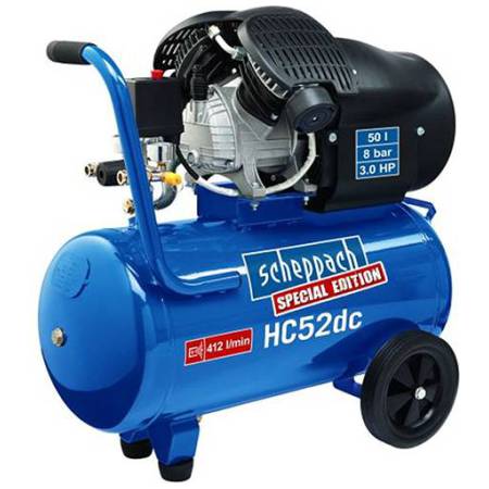 Scheppach HC 52 dc olejový dvouválcový kompresor
