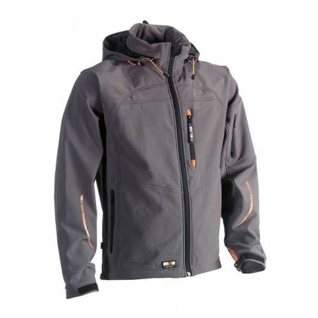 HEROCK Bunda softshell POSEIDON šedá
