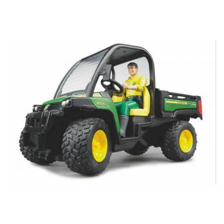 BRUDER John Deere Gator XUV 855D s řidičem