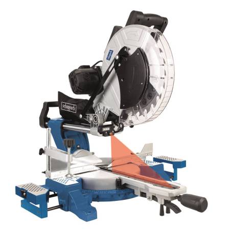Scheppach HM 140 L pokosová pila s potahem,laserem a oboustranným nastavením náklonu