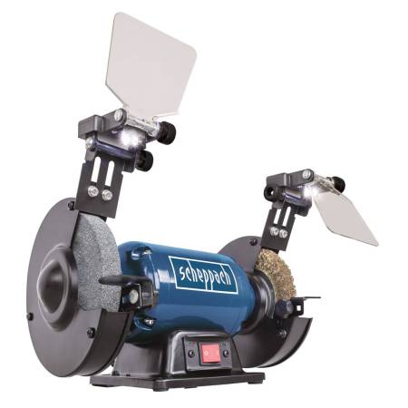 Scheppach SM 150 LB Dvoukotoučová bruska - KOTOUČ/KARTÁČ