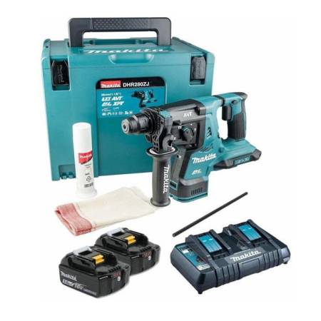 Makita DHR263PT2J aku kladivo kombi set+