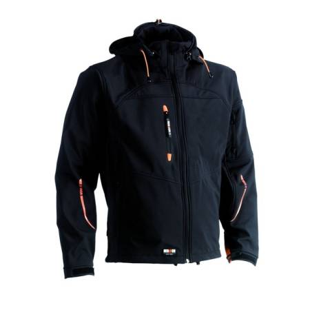 HEROCK Bunda softshell POSEIDON černá