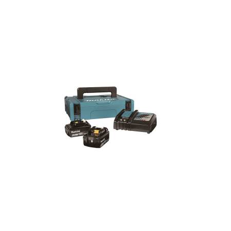 Makita Sada 2xBL1860B + DC18RC syst. (18V/6,0Ah) LXT
