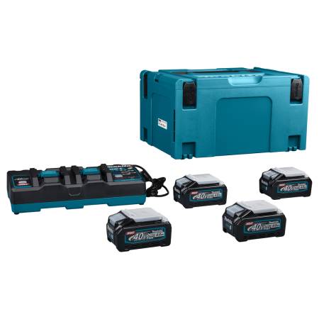 Makita Sada 4x baterie 4,0Ah a nabíječka 40V XGT 