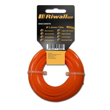 Riwall Vyžínací struna 1,2mm x 15m čtverec