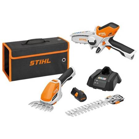 STIHL HSA 26 SET nůžky na trávu a plotostřih + GTA 26 minipilka výhodný set