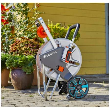 Gardena Kovový vozík na hadici CleverRoll M Easy - sada